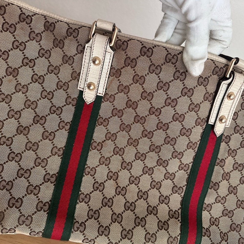 Gucci Cherry line Open Tote Bag - Picture 5 of 16